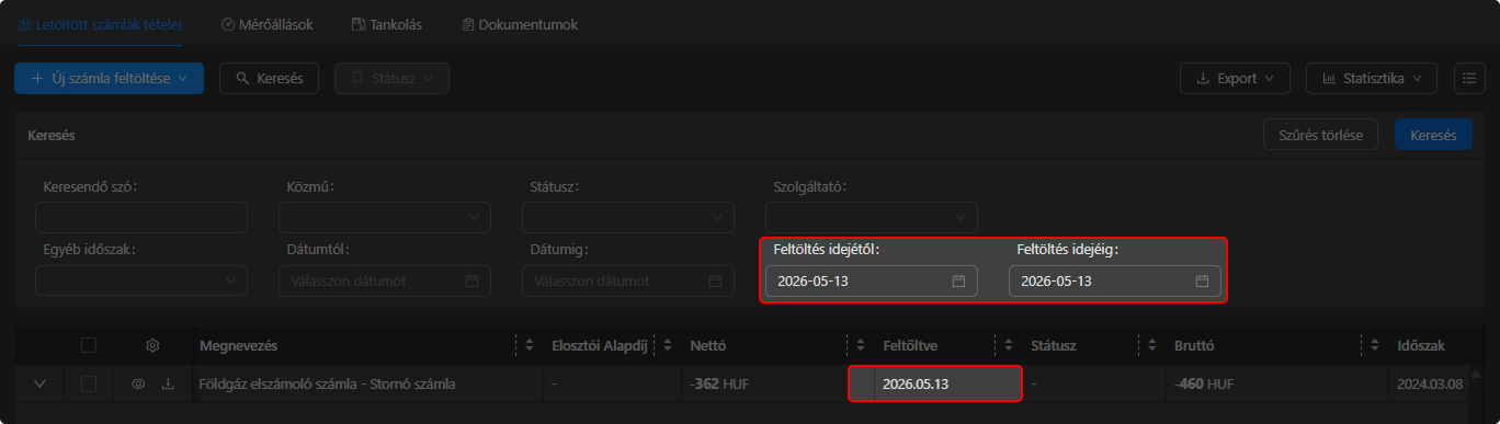 letoltott_szamlak_tetelei_feltoltasi_datum_szures.png
